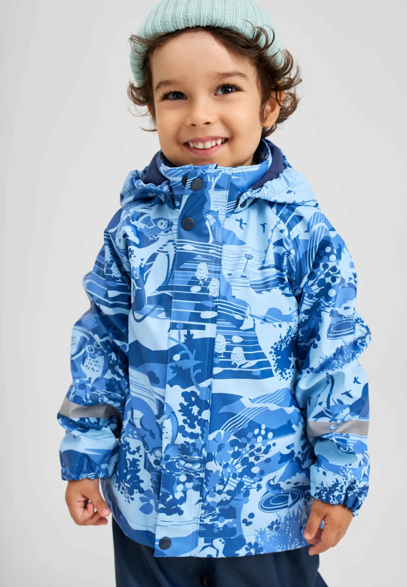 Fleece-Lined Rain Jacket - Koski