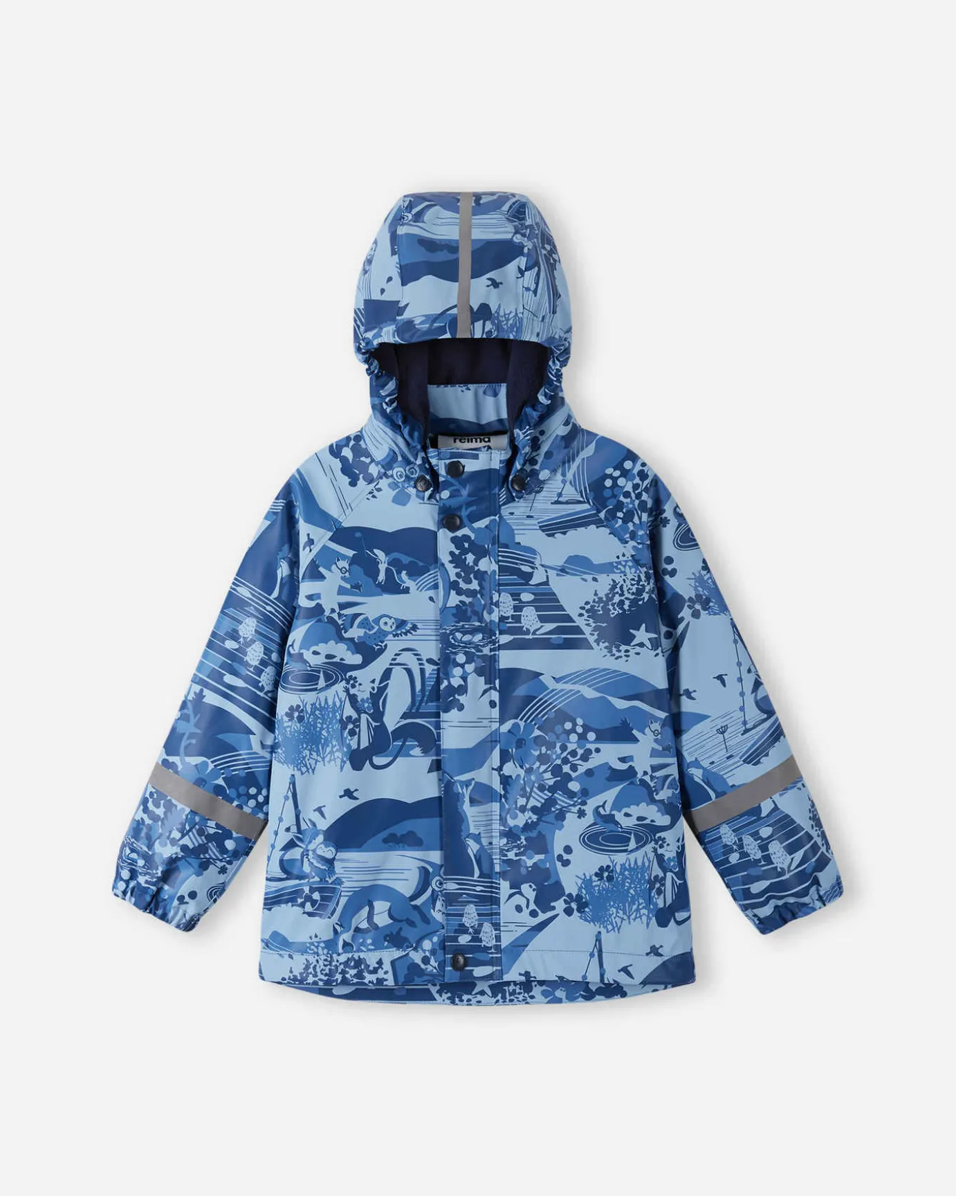 Fleece-Lined Rain Jacket - Koski