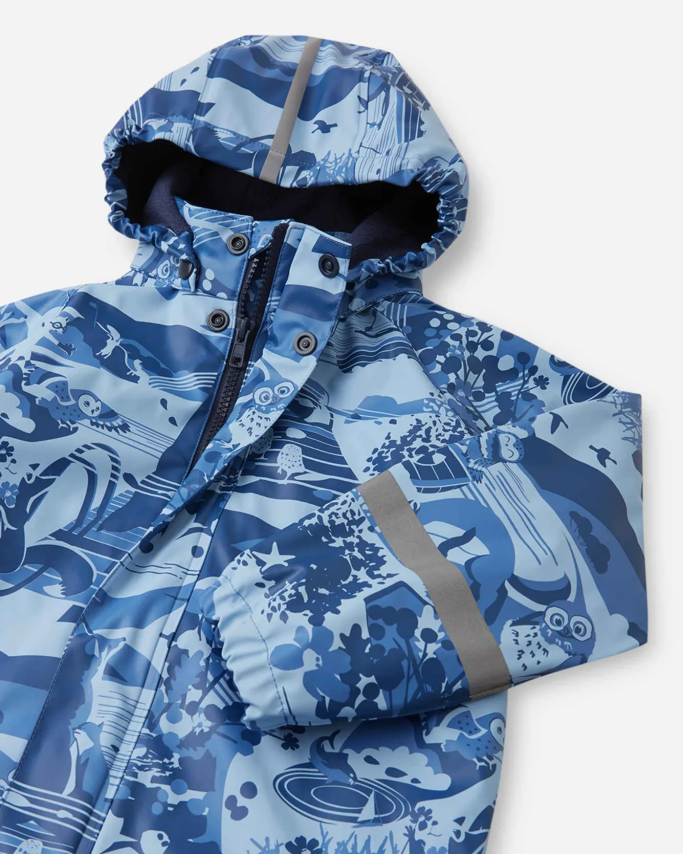 Fleece-Lined Rain Jacket - Koski