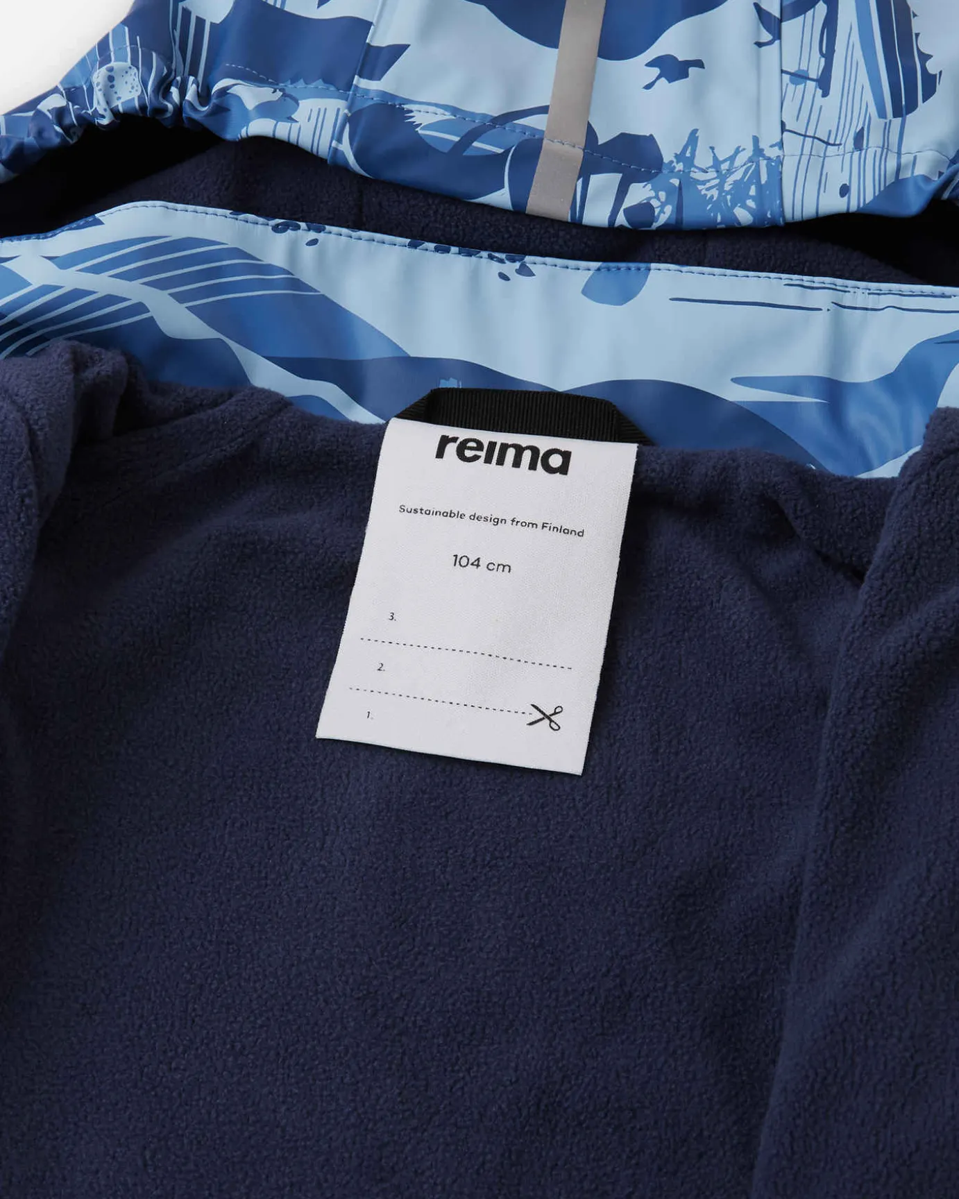 Fleece-Lined Rain Jacket - Koski