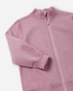 Merino Wool Full-Zip Sweater - Mahin