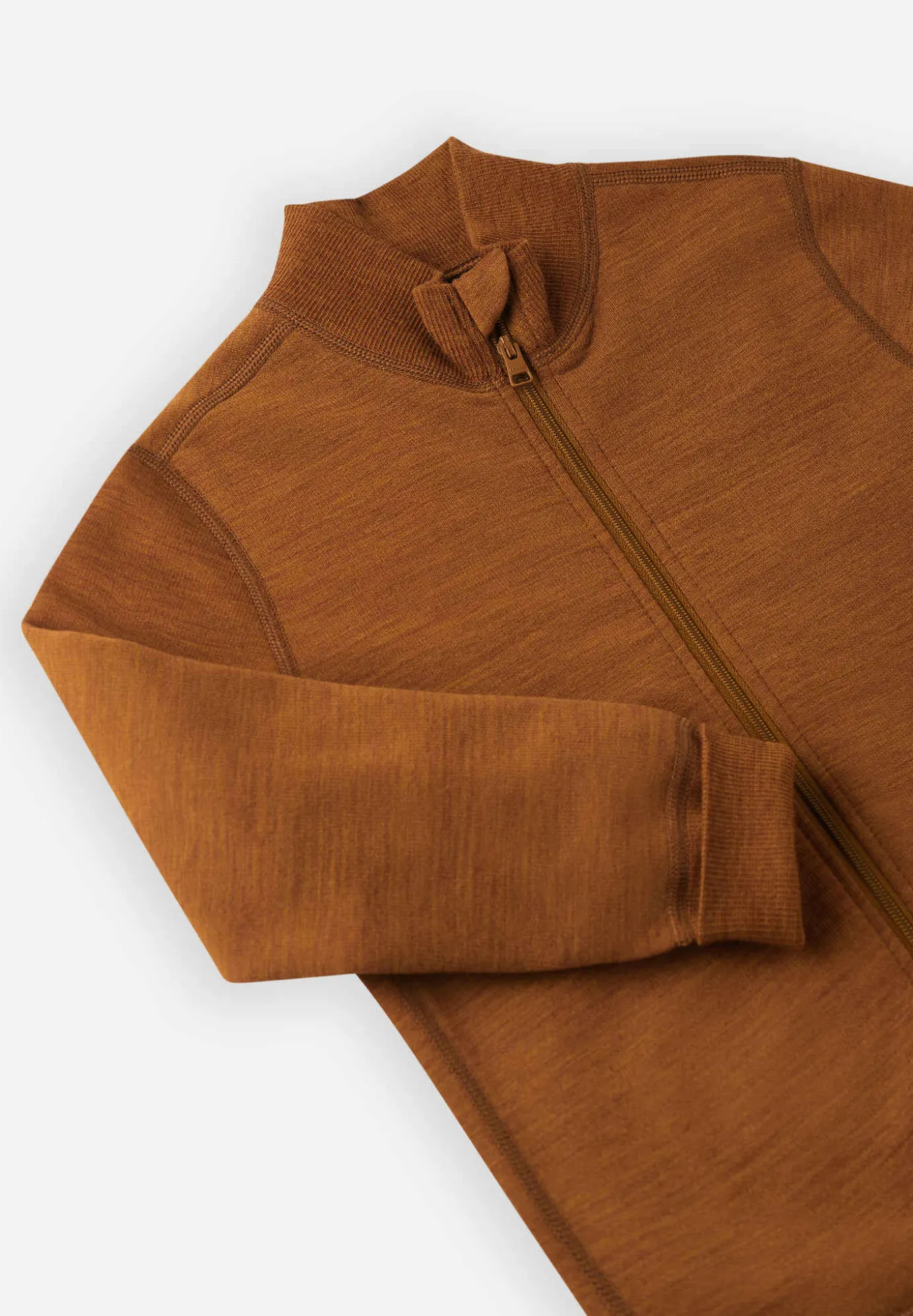 Merino Wool Full-Zip Sweater - Mahin