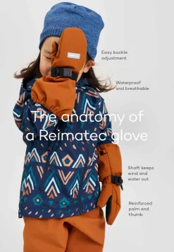 Reimatec Waterproof Fleece-Lined Mittens - Askare