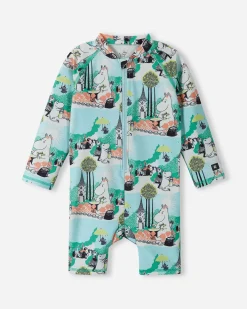 UPF 50+ Swimsuit - Moomin Sandig