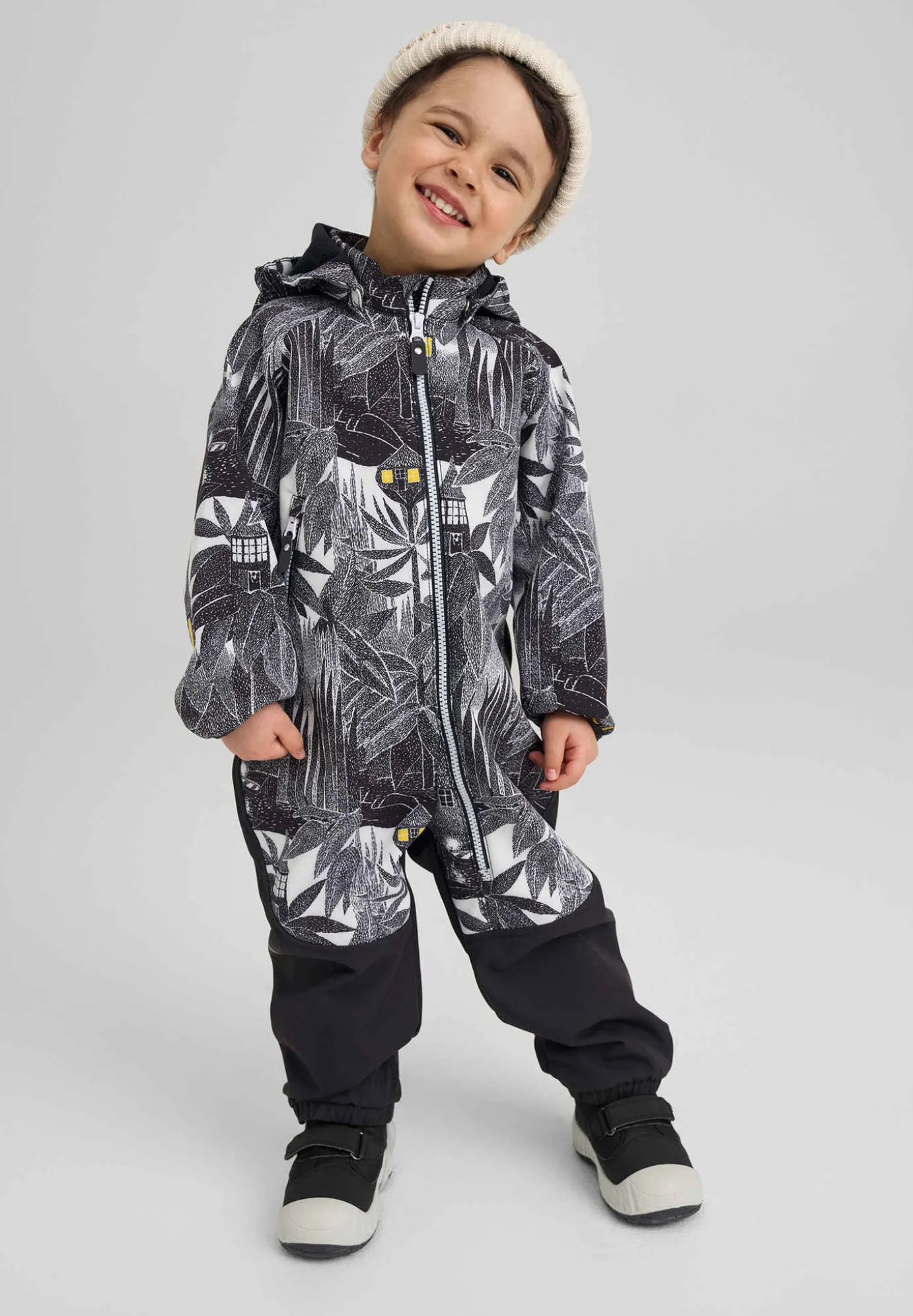 Water-Repellent Softshell Outdoor Jumpsuit - Moomin Skyddad